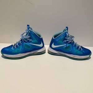 nike lebron 10 blue diamonds